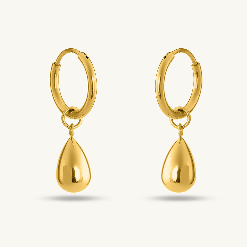 Buy Waterdrop Hoop Earrings online- Palmonas – PALMONAS