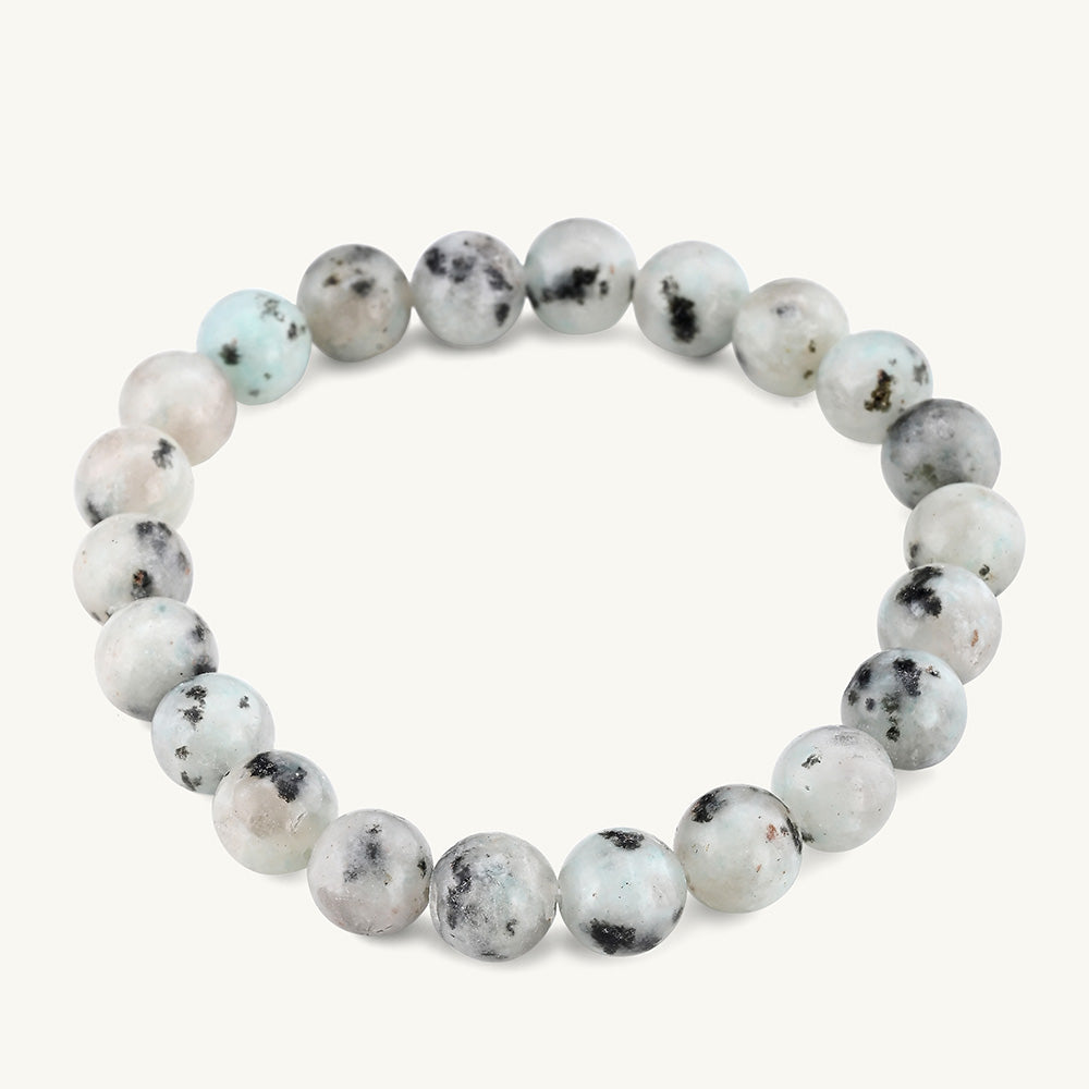 Green Labradorite Bead Bracelet – PALMONAS - Main Image