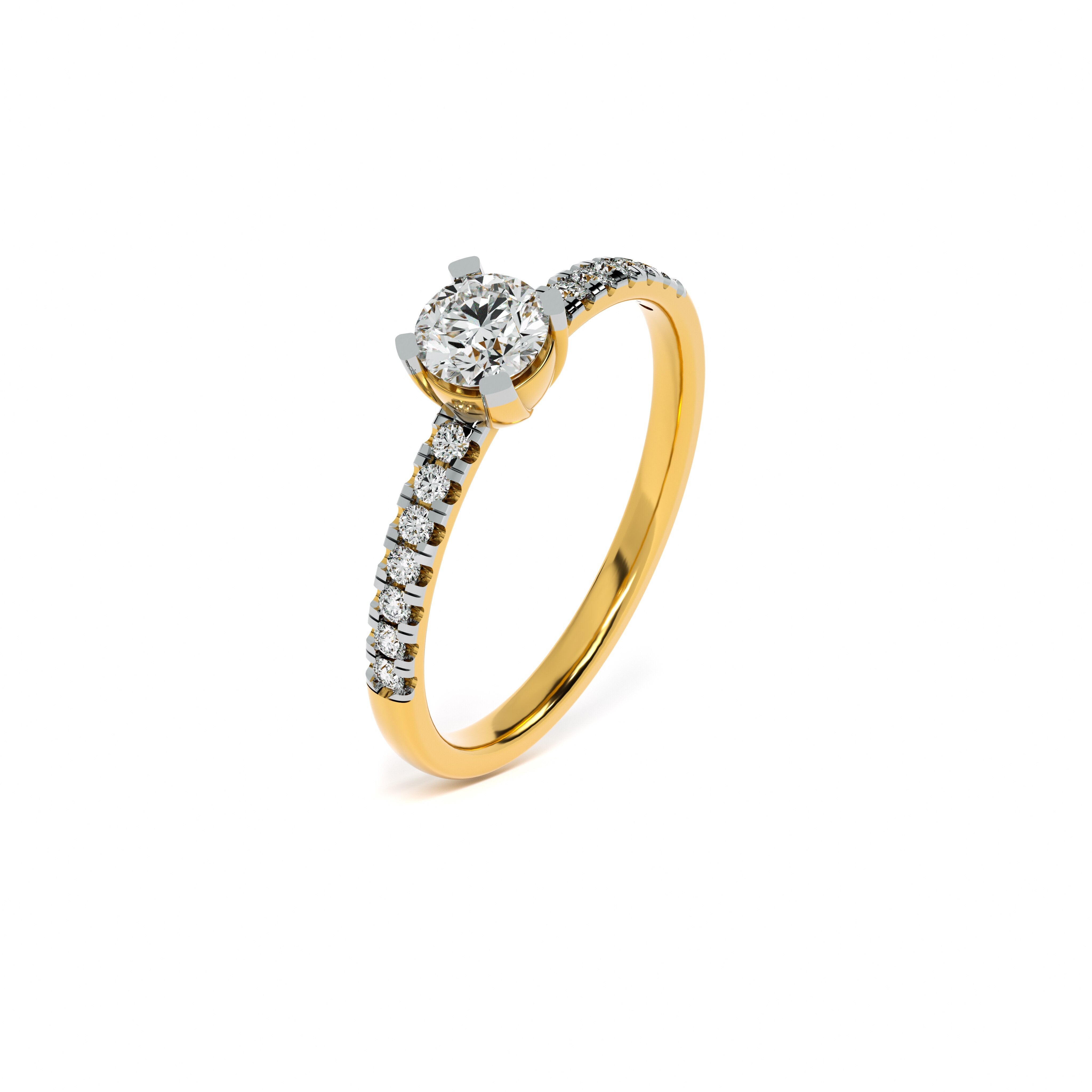 Glow 9KT Gold Laboratory Grown Diamond Ring PALMONAS Glow 9KT Gold Laboratory Grown Diamond Ring PALMONAS