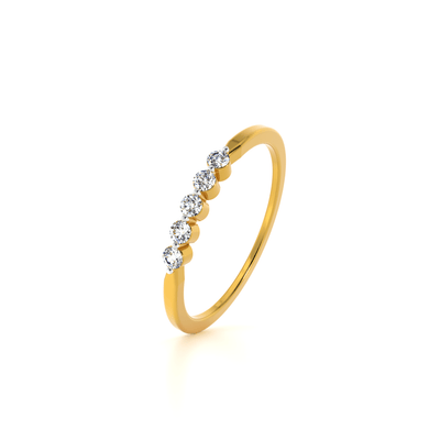 Orbit Linea 9KT Gold Lab Grown Diamond Ring