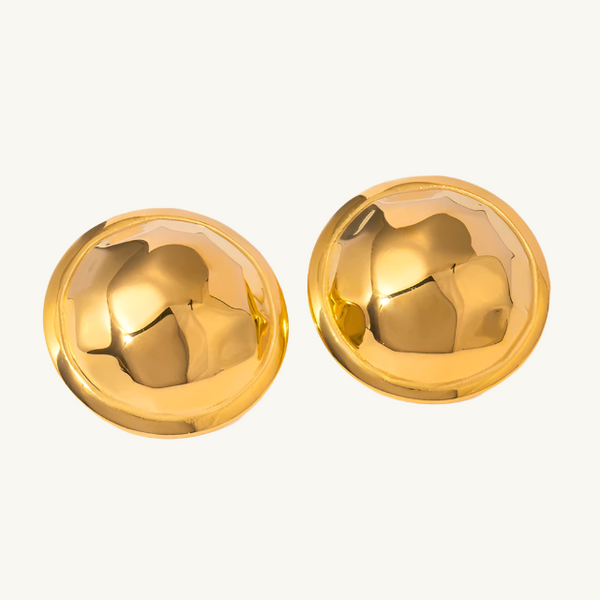 Golden Duo Stud Earrings