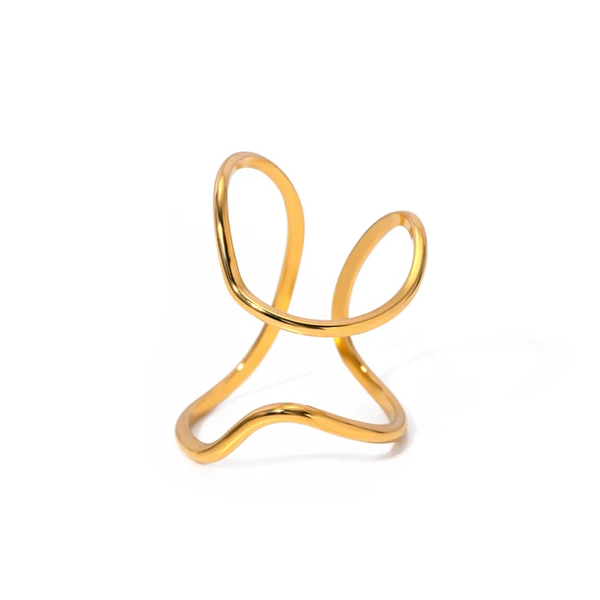 Infinity Adjustable Gold Ring