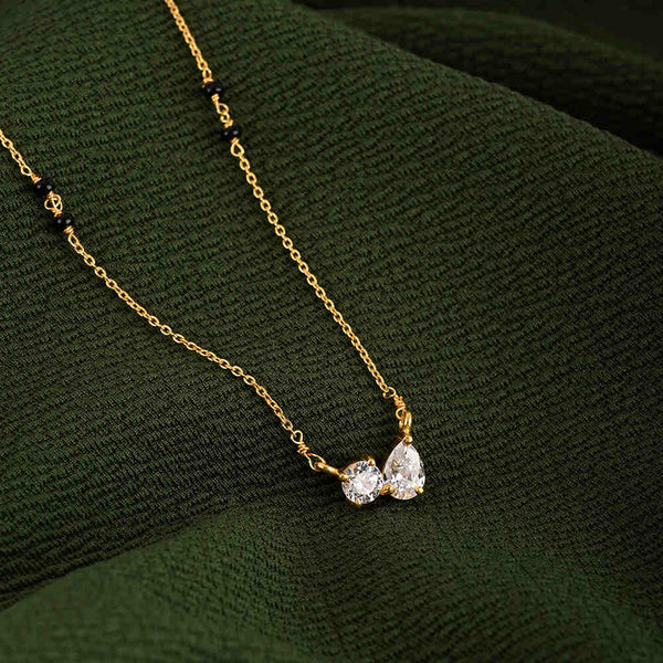 Solitaire Duality Mangalsutra