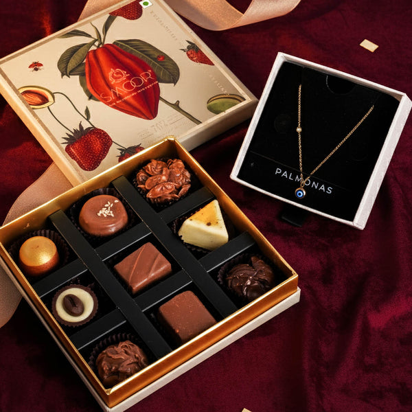Palmonas Evil Eye Necklace X Smoor Couverture Chocolate Box