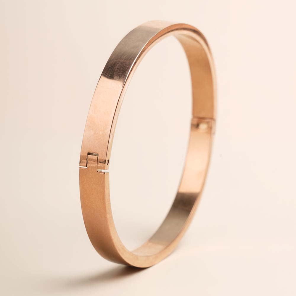 Plain Stackable Bangle Bracelet | 6MM - view 14