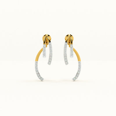 Tassel Lab-Grown Diamond Customizable Earrings
