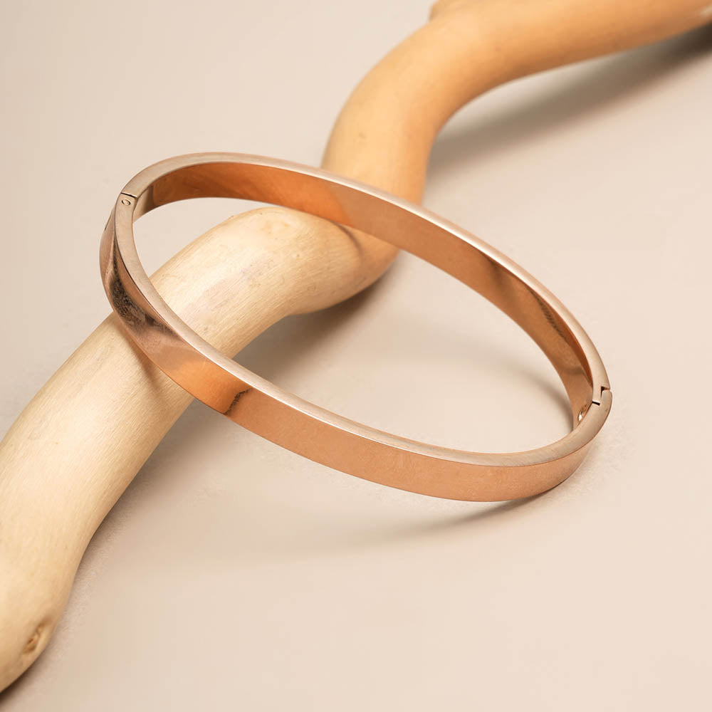 Plain Stackable Bangle Bracelet | 6MM - view 16