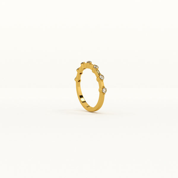 Distant Sparkle Lab Grown Diamond + Gold Vermeil Ring