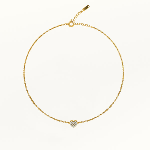 Tender Heart Lab Grown Diamond + Gold Vermeil Bracelet