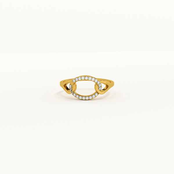 Bonded Beauty Lab Grown Diamond + Gold Vermeil Ring