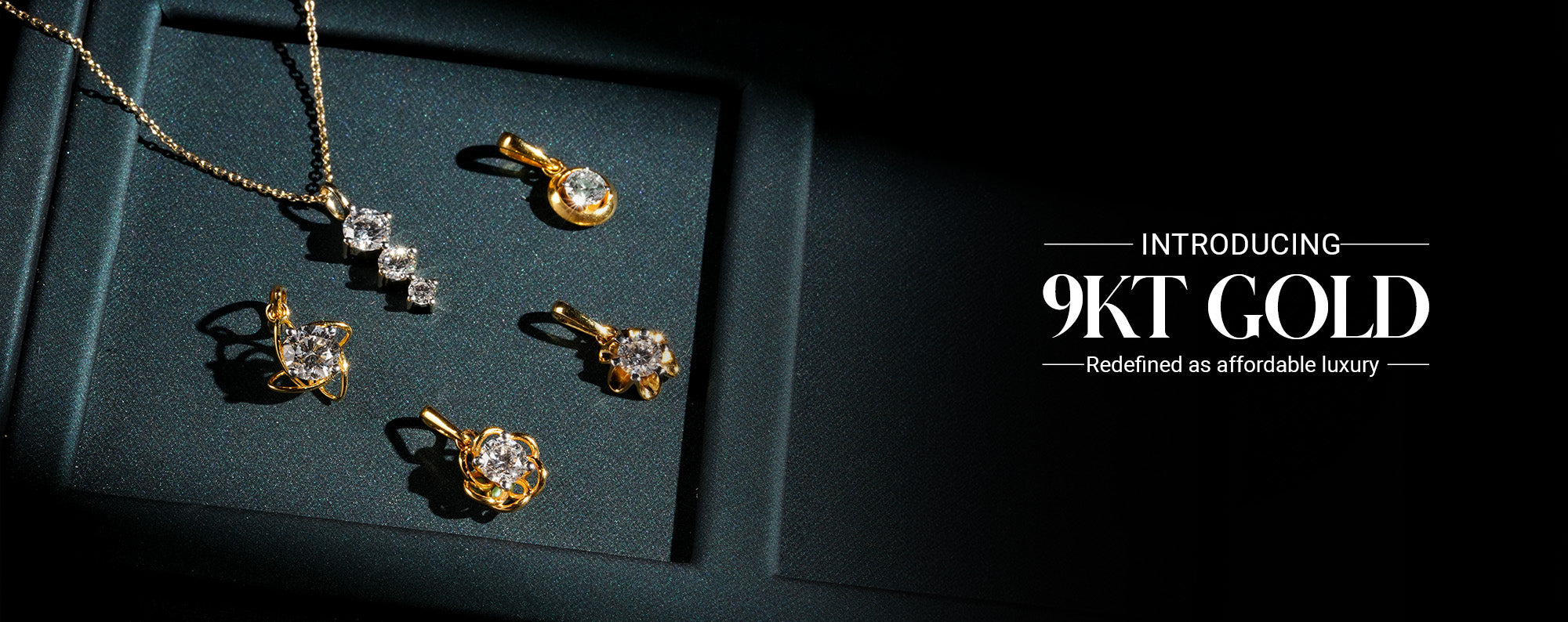 9KT Fine Gold Banner