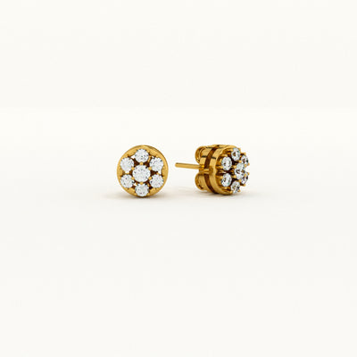 Lustrous Bouquet Lab-Grown Diamond Customizable Stud Earring