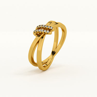 Celestial Knot Lab-Grown Diamond Customizable Ring