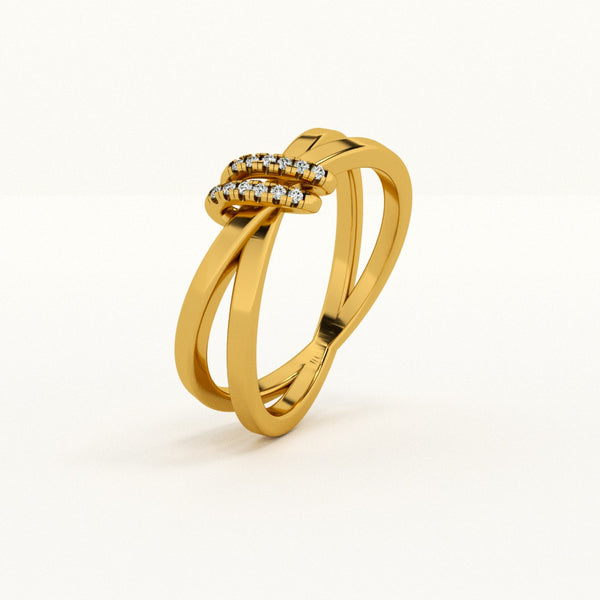 Celestial Knot Lab-Grown Diamond Customizable Ring