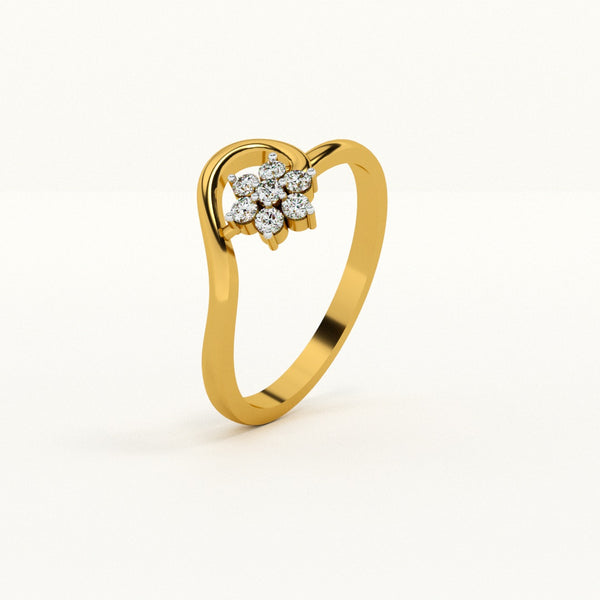 Flora Glow Lab-Grown Diamond Customizable Ring