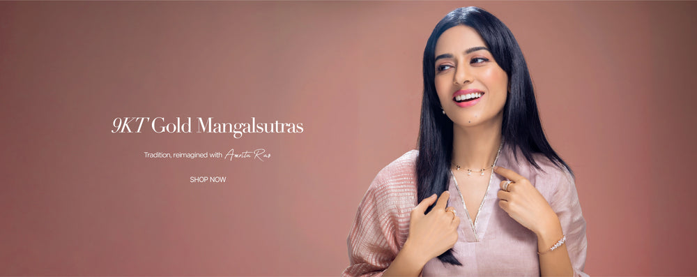 9KT Gold Mangalsutras Banner