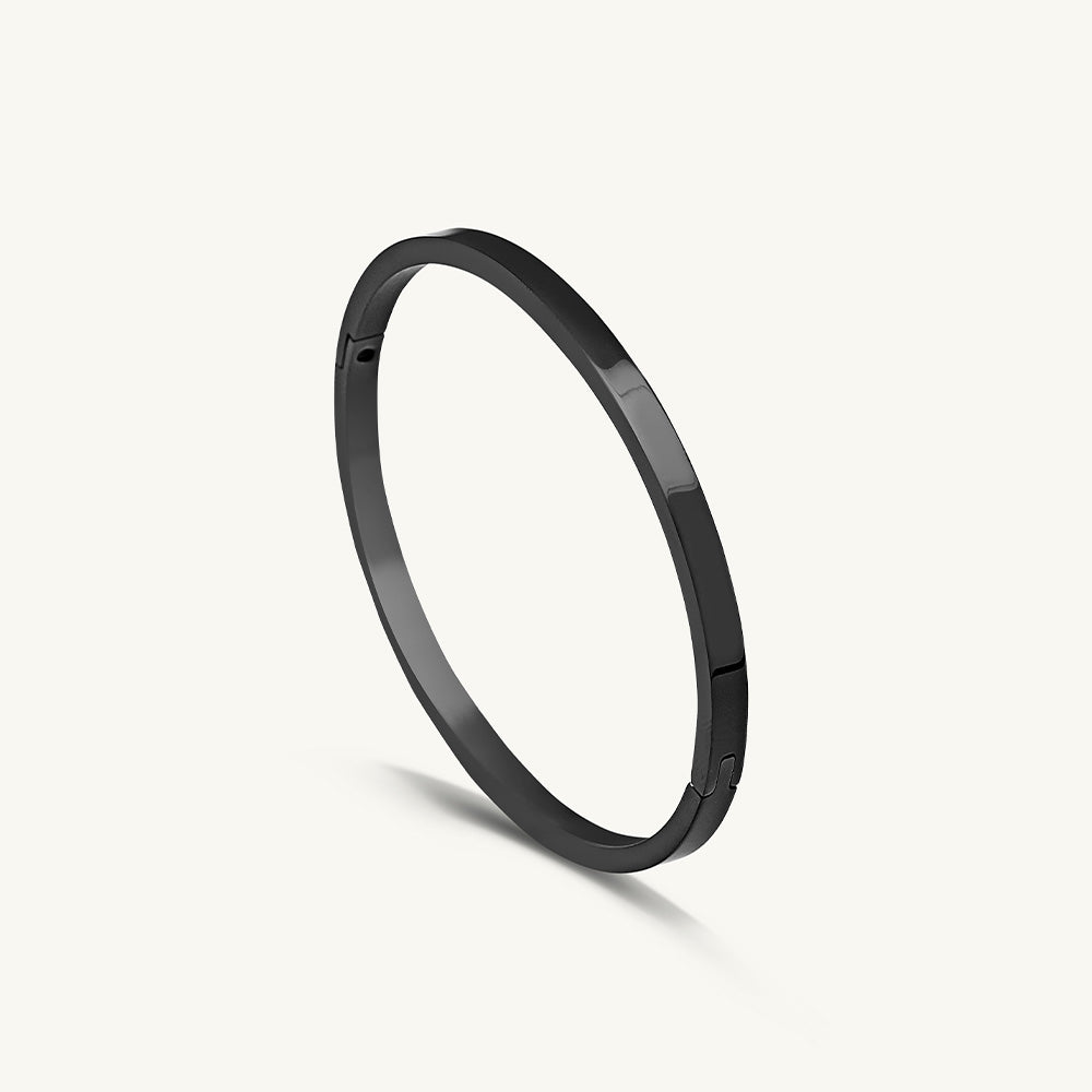 Plain Stackable Bangle Bracelet | 6MM - view 12