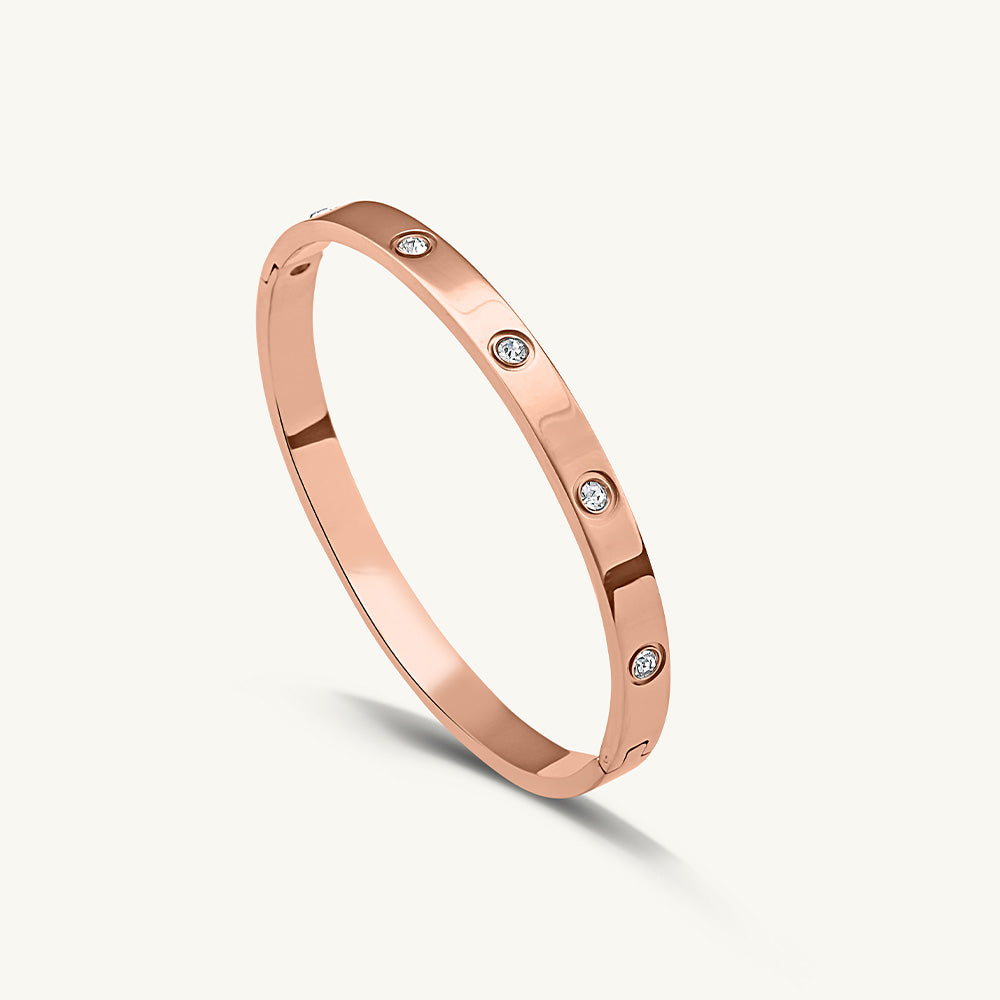 Crystal Love Bangle Bracelet - view 5