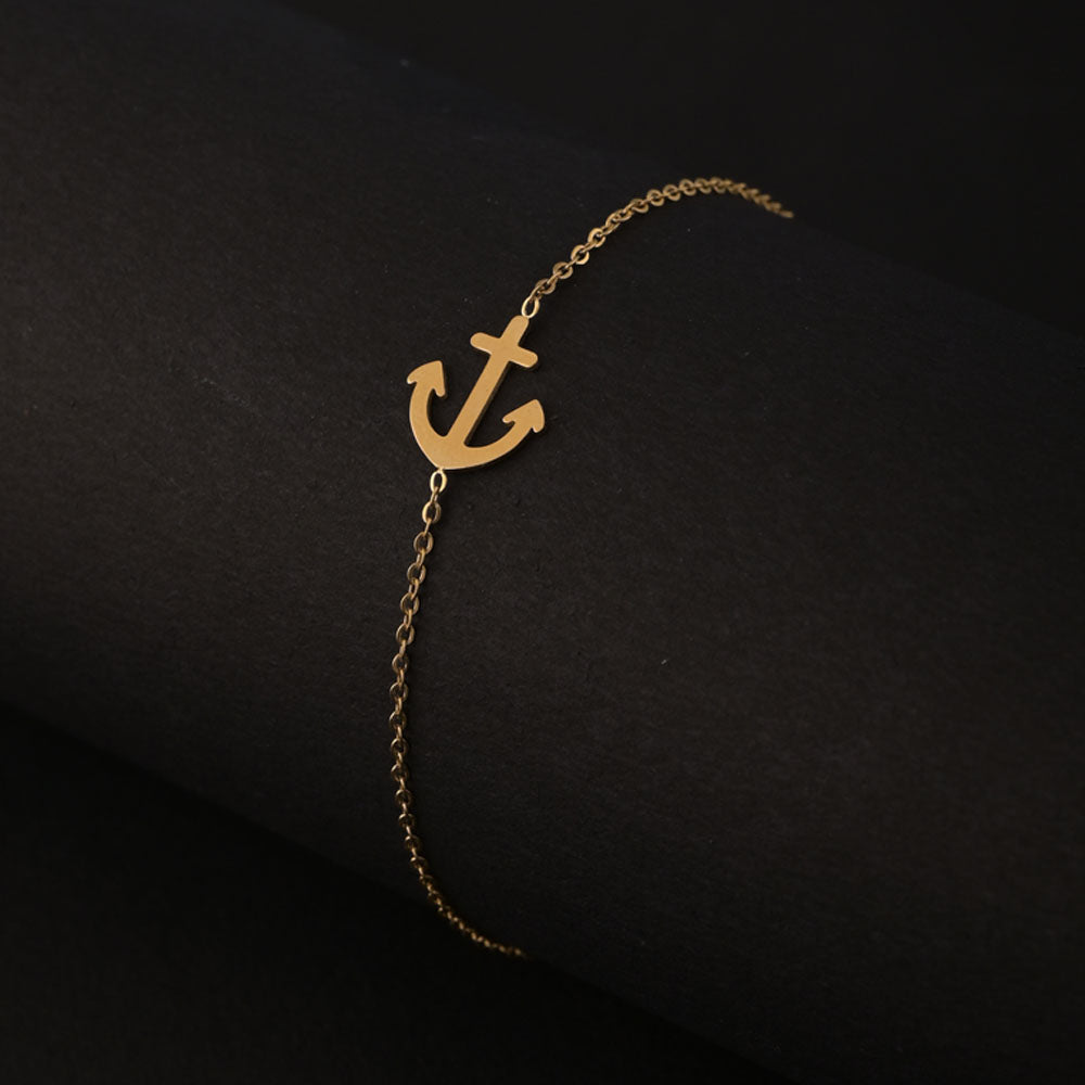 Anchor Charm Chain Bracelet