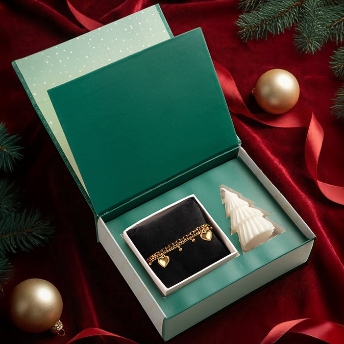 Jolly Heart Christmas Gift Box