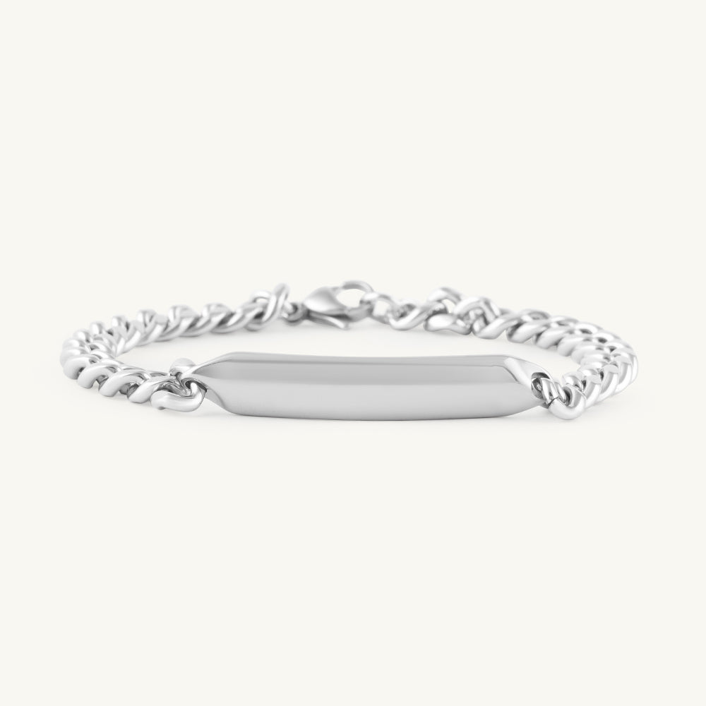 Minimalist ID Plate Bracelet