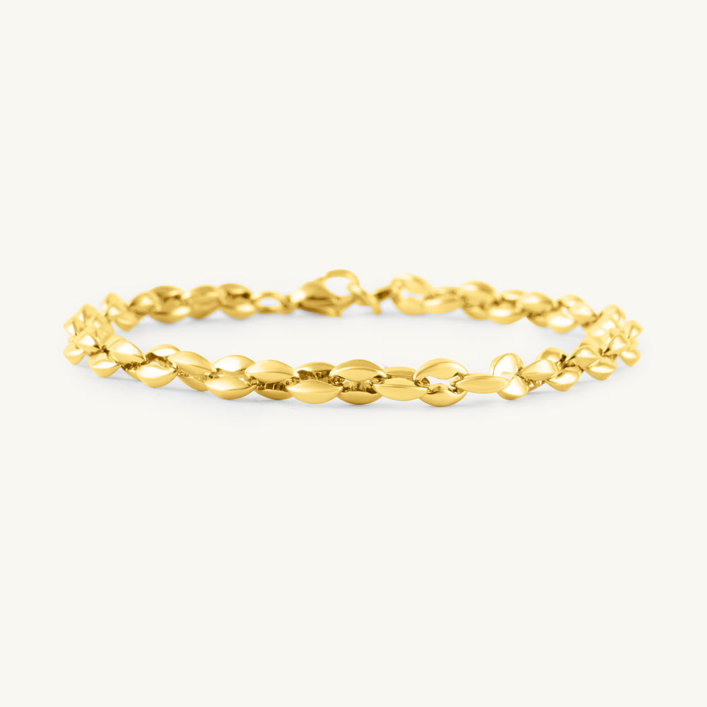 Puffed Mariner Chain Bracelet