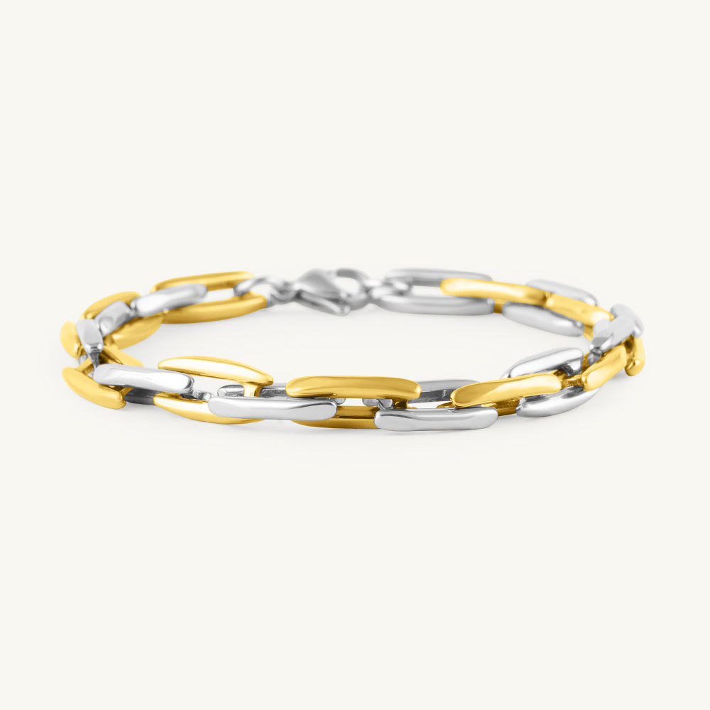 Dual Metal Link Bracelet
