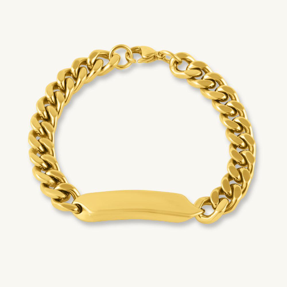 Monarch Gold ID Bracelet