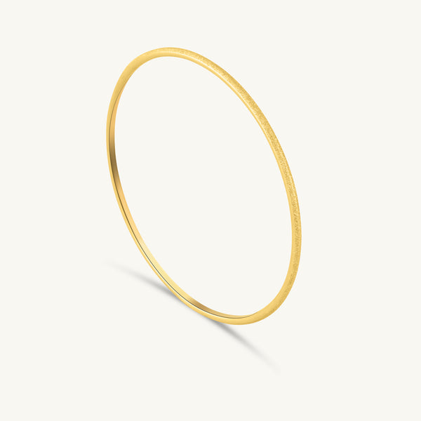 Elegant Slim Glam Golden Bangle