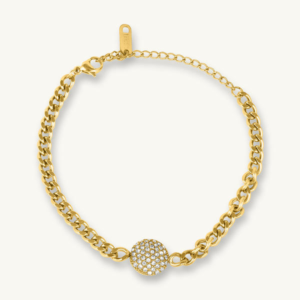 Lunar Spark Gold Chain Bracelet