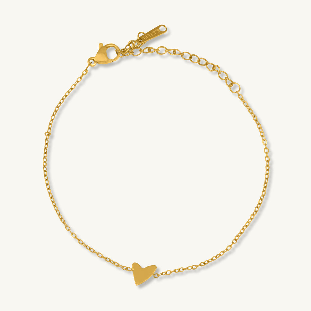 Tiny Heart Charm Bracelet