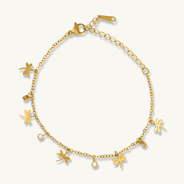 Whispering Dragonfly Delicate Bracelet