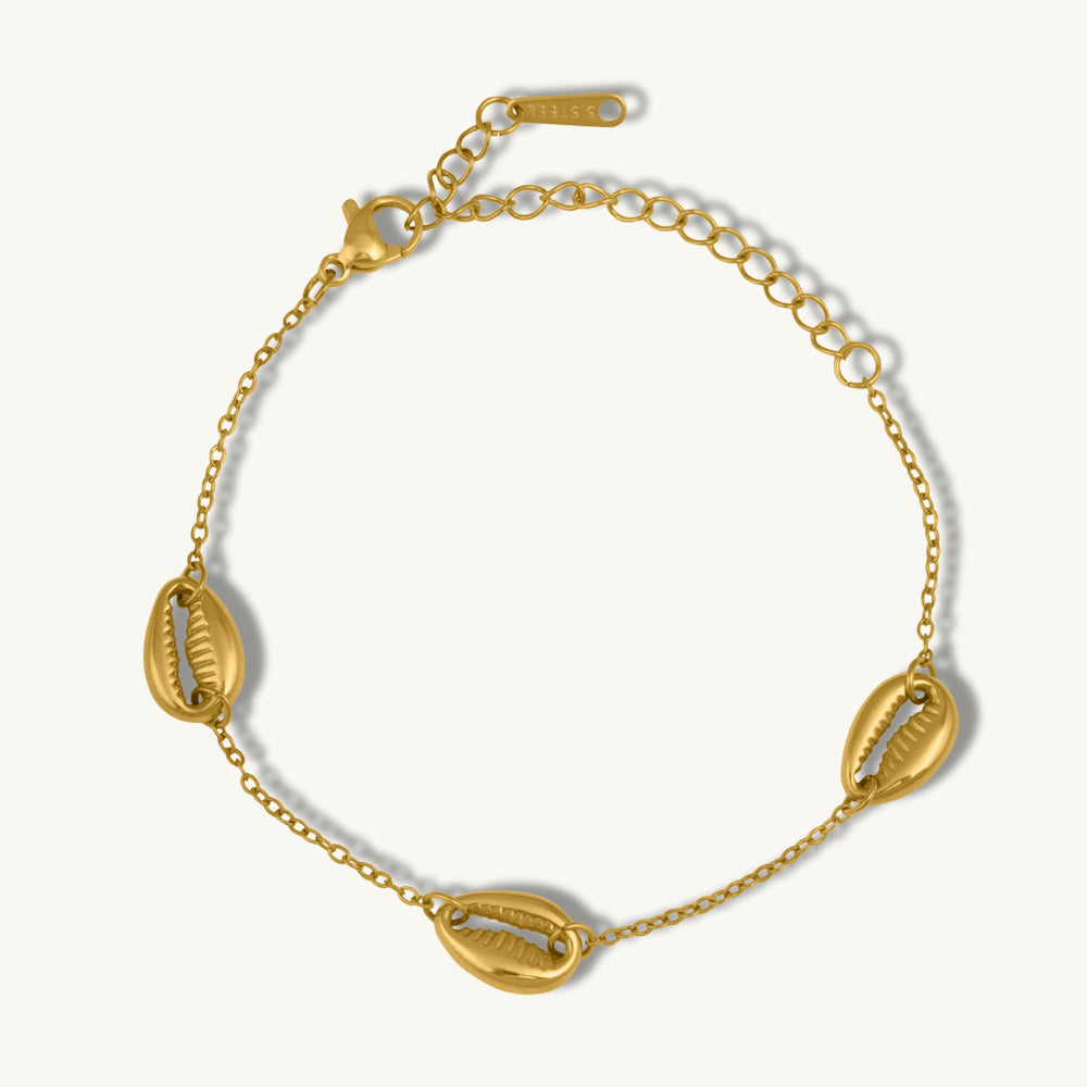Vintage Cowrie Shell Bracelet