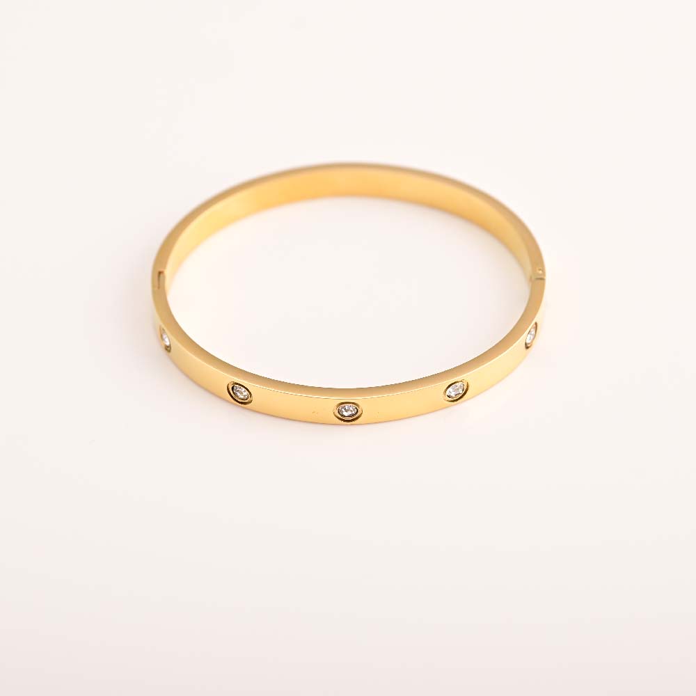 Crystal Love Bangle Bracelet - view 6