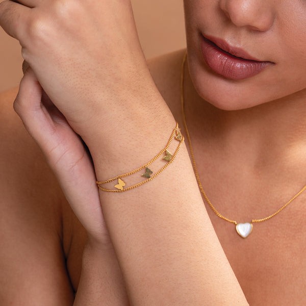 Frosted Butterfly Bracelet - Image 1