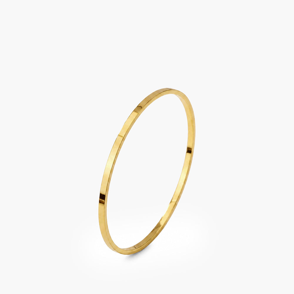 Flat Wire Bangle Bracelet