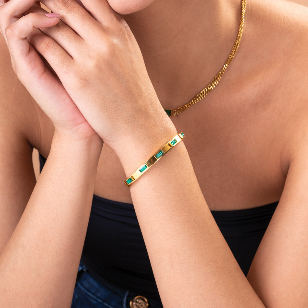 Enchanting Stone Bangle Bracelet - view 5