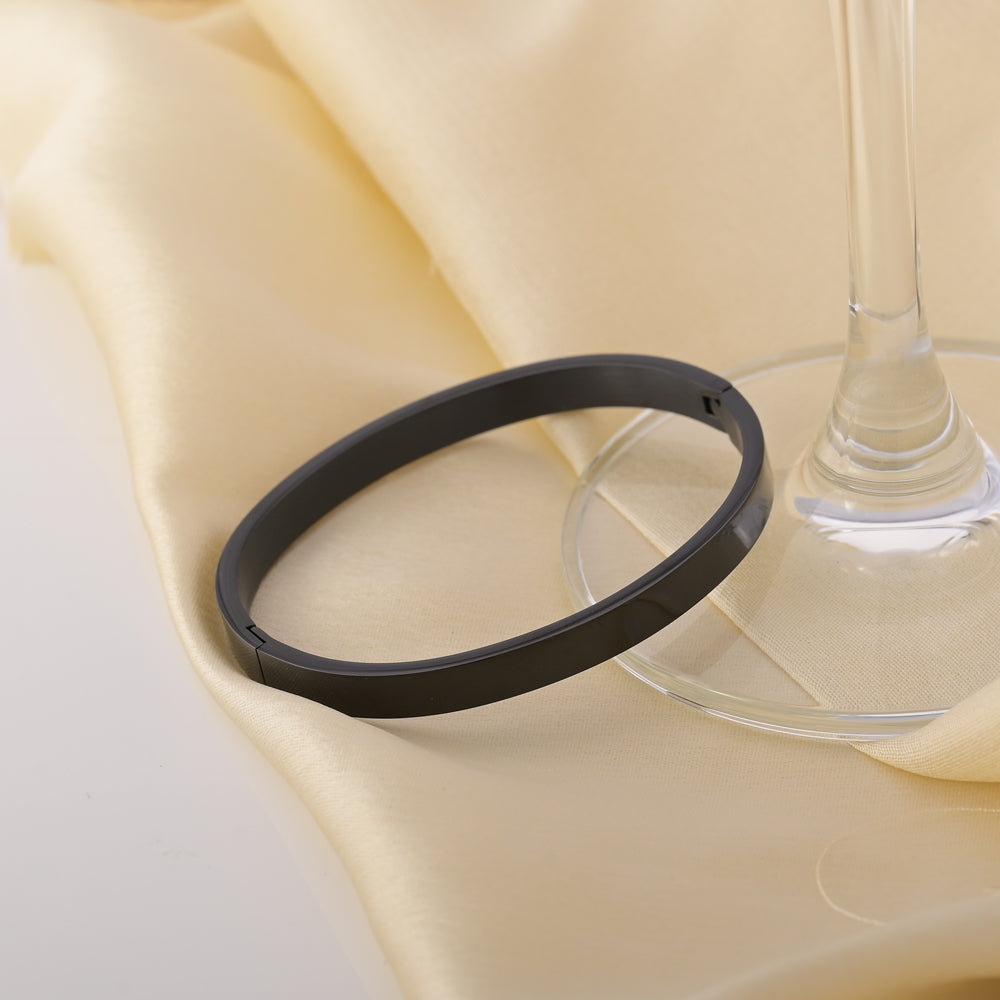 Plain Stackable Bangle Bracelet | 6MM - view 11