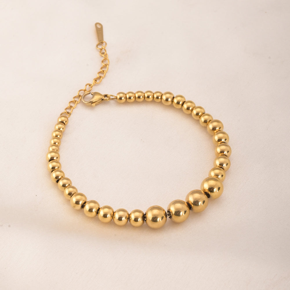 Bracelet gold beads online