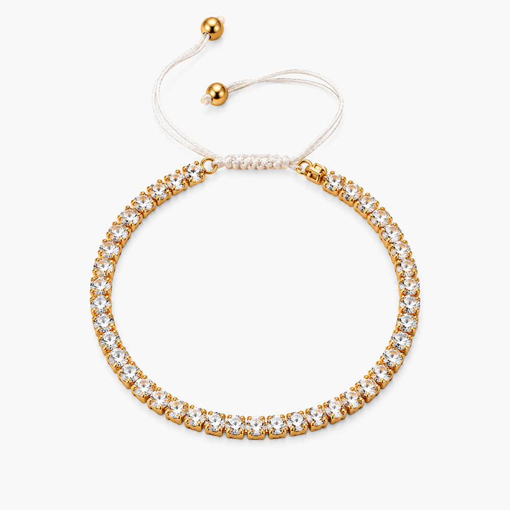 Dazzling Crystal Tennis Line Bracelet