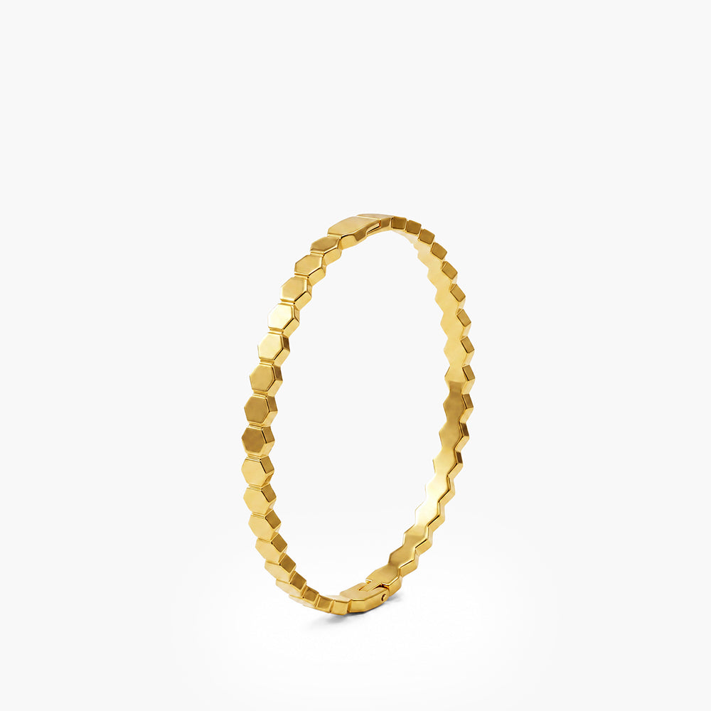 Modern Mosaic Bangle Bracelet