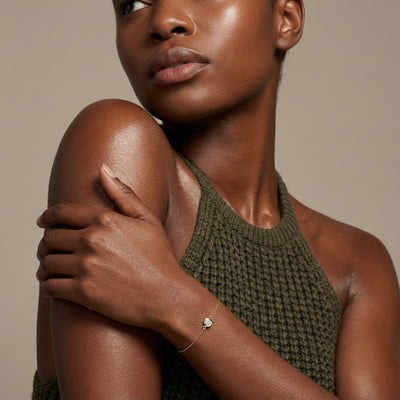 Solo 9KT Gold Lab Grown Diamond Bracelet