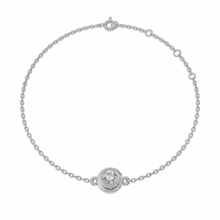 Solo 9KT Gold Lab Grown Diamond Bracelet - 2 