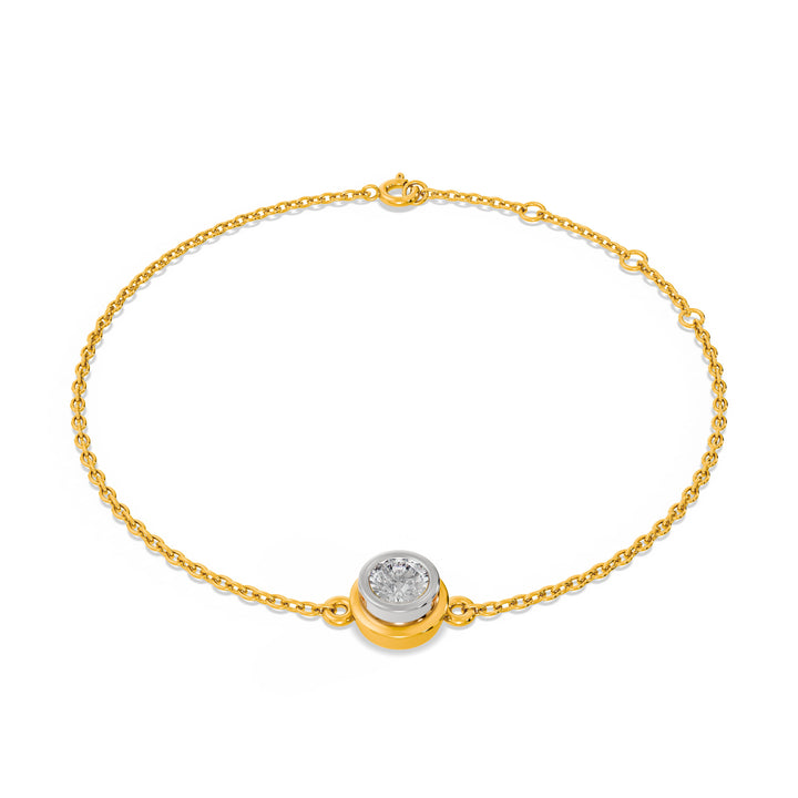 Solo 9KT Gold Lab Grown Diamond Bracelet - 5 