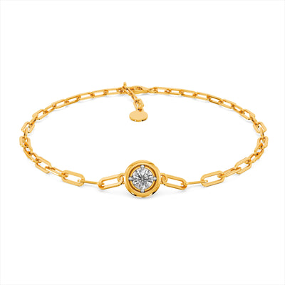 Orbit 9KT Gold Lab Grown Diamond Bracelet
