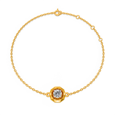 Pure Radiance 9KT Gold Lab Grown Diamond Bracelet