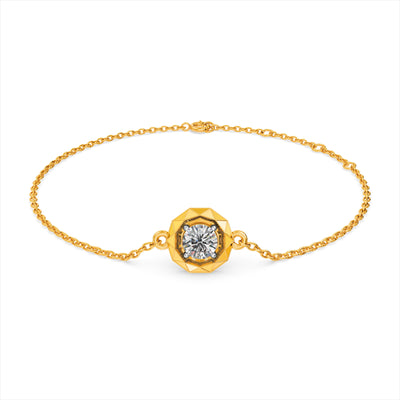 Pure Radiance 9KT Gold Lab Grown Diamond Bracelet