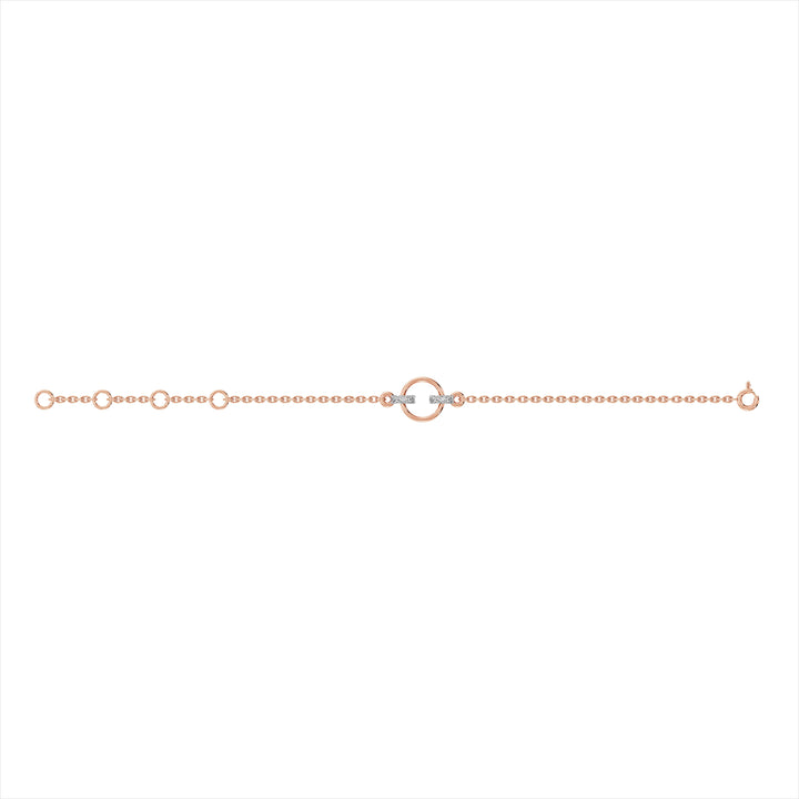 Halo Harmony 9KT Gold Lab Grown Diamond Bracelet - 6 