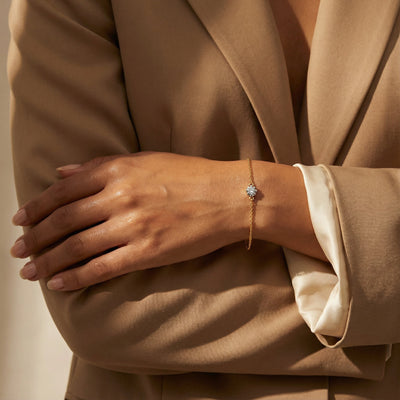 Serein Chain 9KT Gold Lab Grown Diamond Bracelet