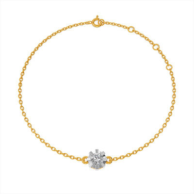 Serein Chain 9KT Gold Lab Grown Diamond Bracelet